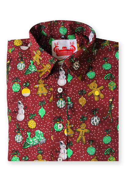 xmas dress shirts YUHGODO Mens Xmas Dress Shirts Fun Kitten Cat Graphic Button Down Long Sleeve Shirt Ugly Christmas Party Vacation Shirt, Adult Unisex, Size: 3XL