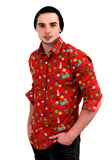 Christmas shirt gingerbread party red Christmas Shirt Xmas Patterned Funky christmas jumpers mens shirt xmas sweater longsleeve xmas top mens unisex womens